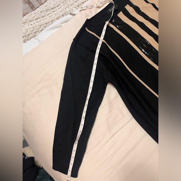 Striped Sequined Sweater - Picture 7 of 14